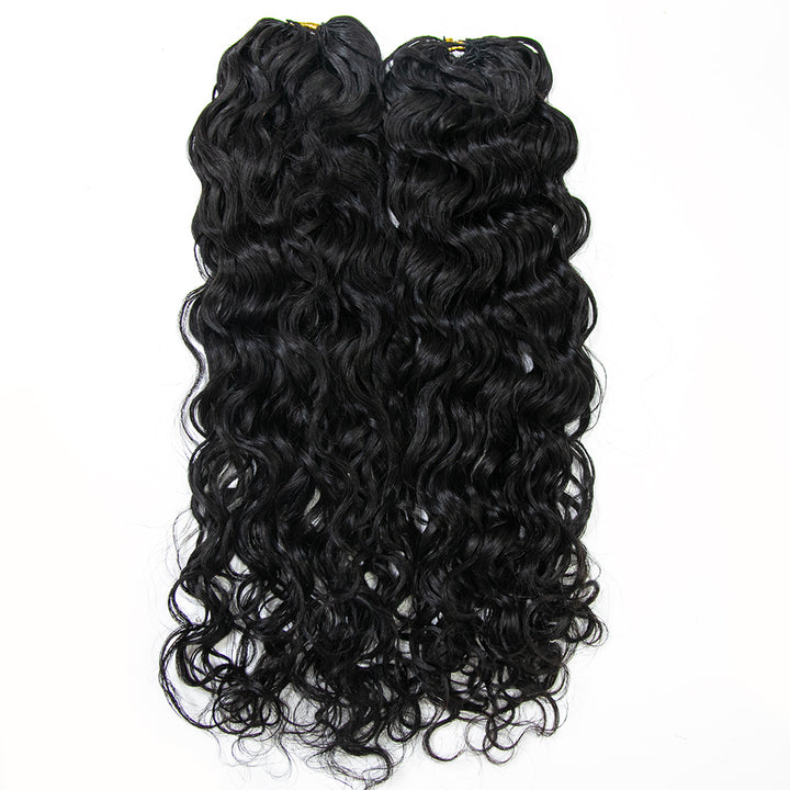 Extension de cheveux humains au crochet, ondulée et légère, EAYON