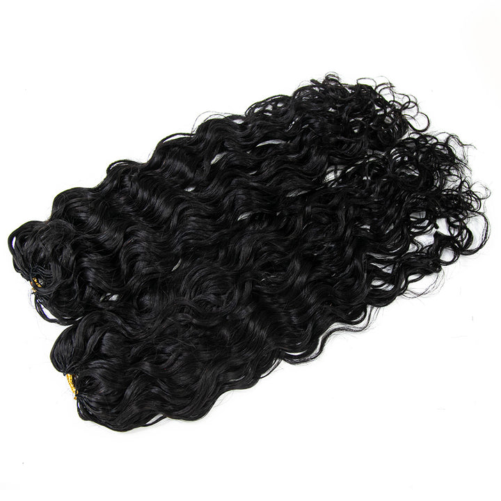 Extension de cheveux humains au crochet, ondulée et légère, EAYON