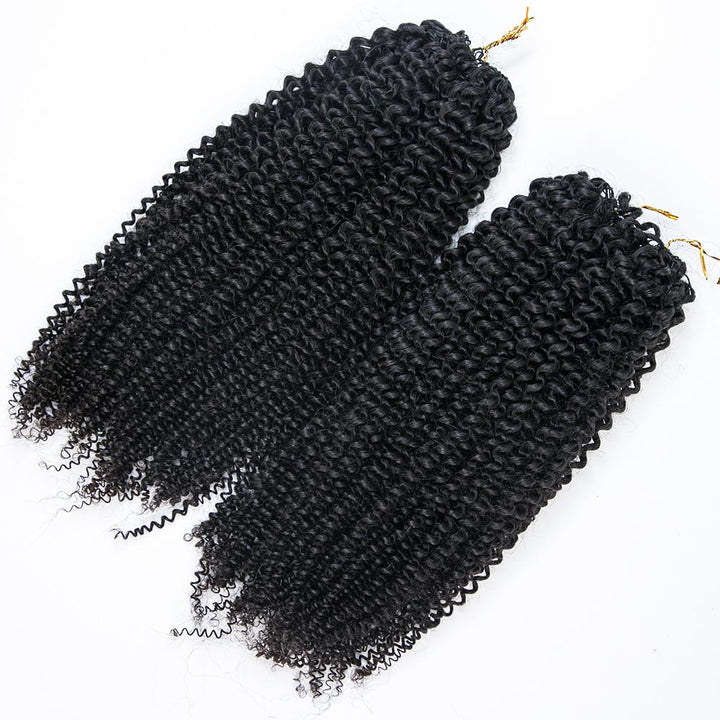 EAYON Lightweight Afro Kinky Curly Crochet Human Hair 