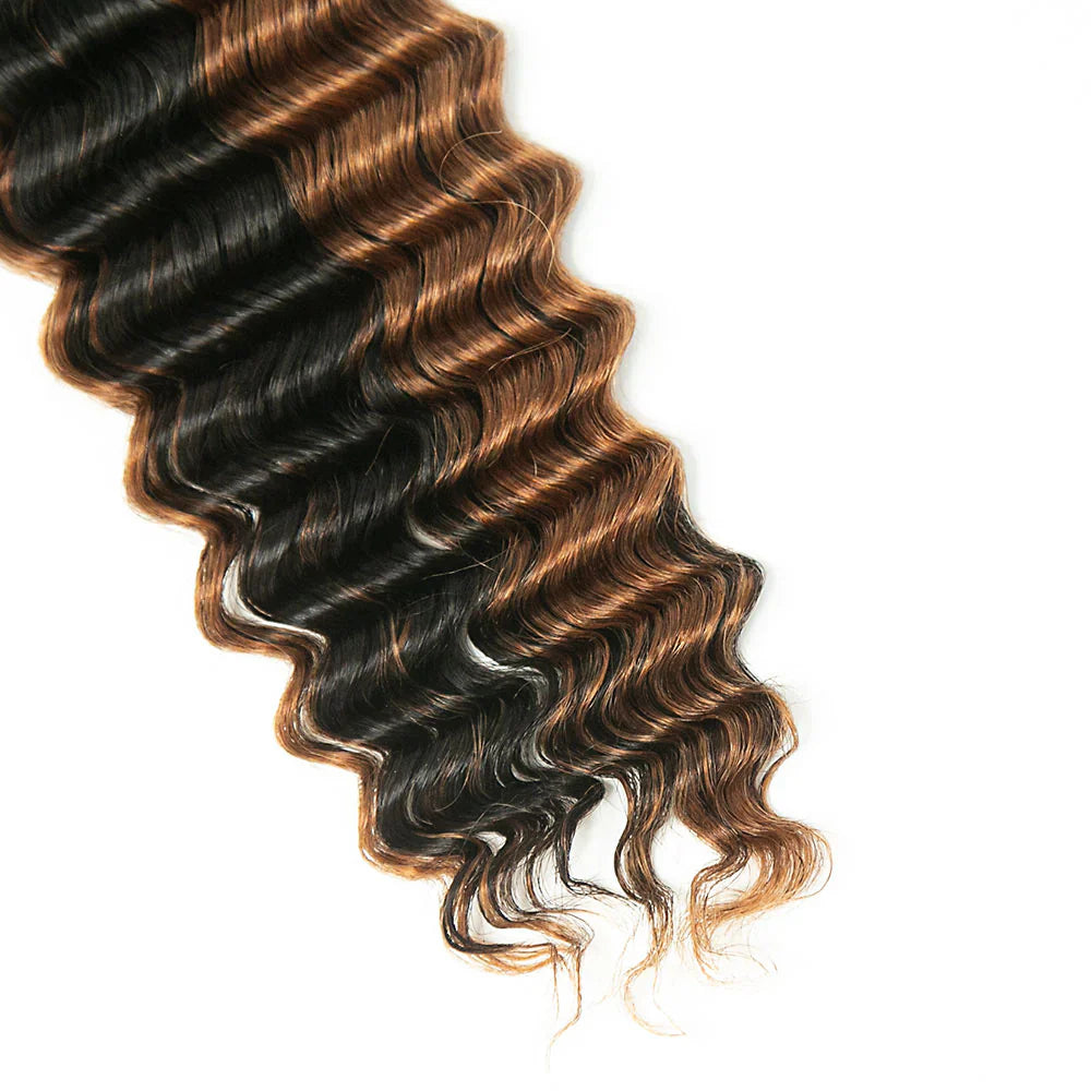 Bulk Human Hair For Braiding #Natural/30 Deep Wave