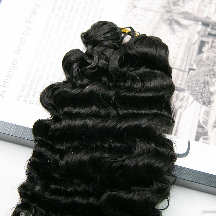 EAYON Lightweight Water Deep Wave Crochet Human Hair