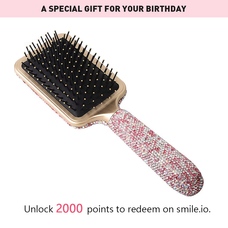 Long-handled air cushion comb