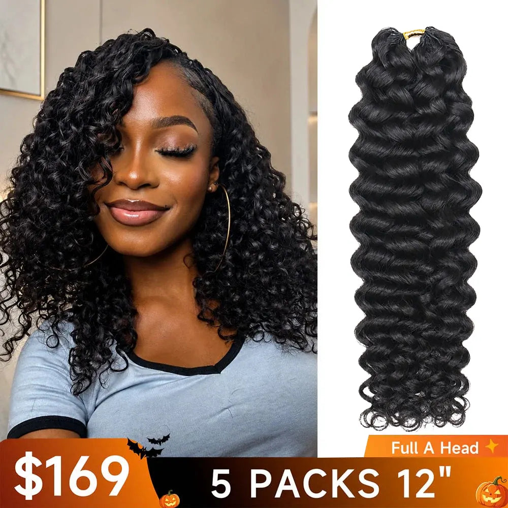 Miracle Knots Crochet Style | Water Wave Crochet Human Hair Extensions6