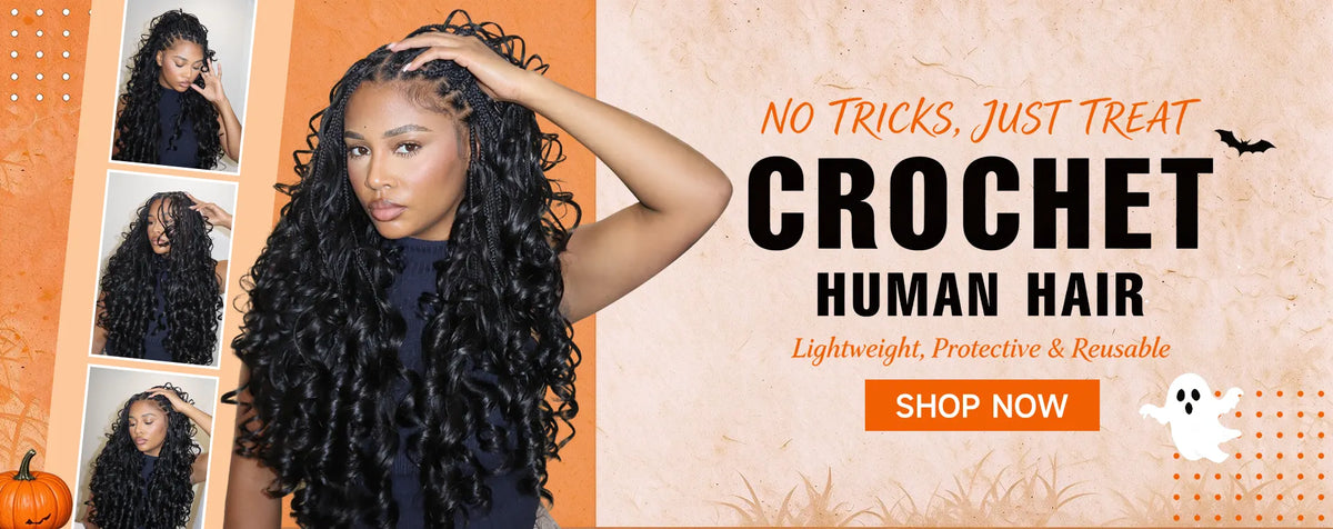 Miracle_knots_crochet_human_hair_review_Halloween_black_woman