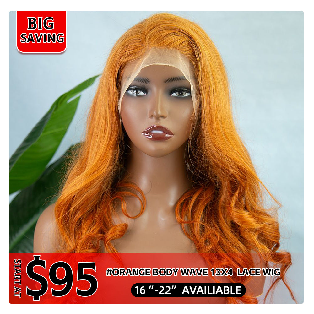 #Orange Body Wave 13x4  Lace_BF