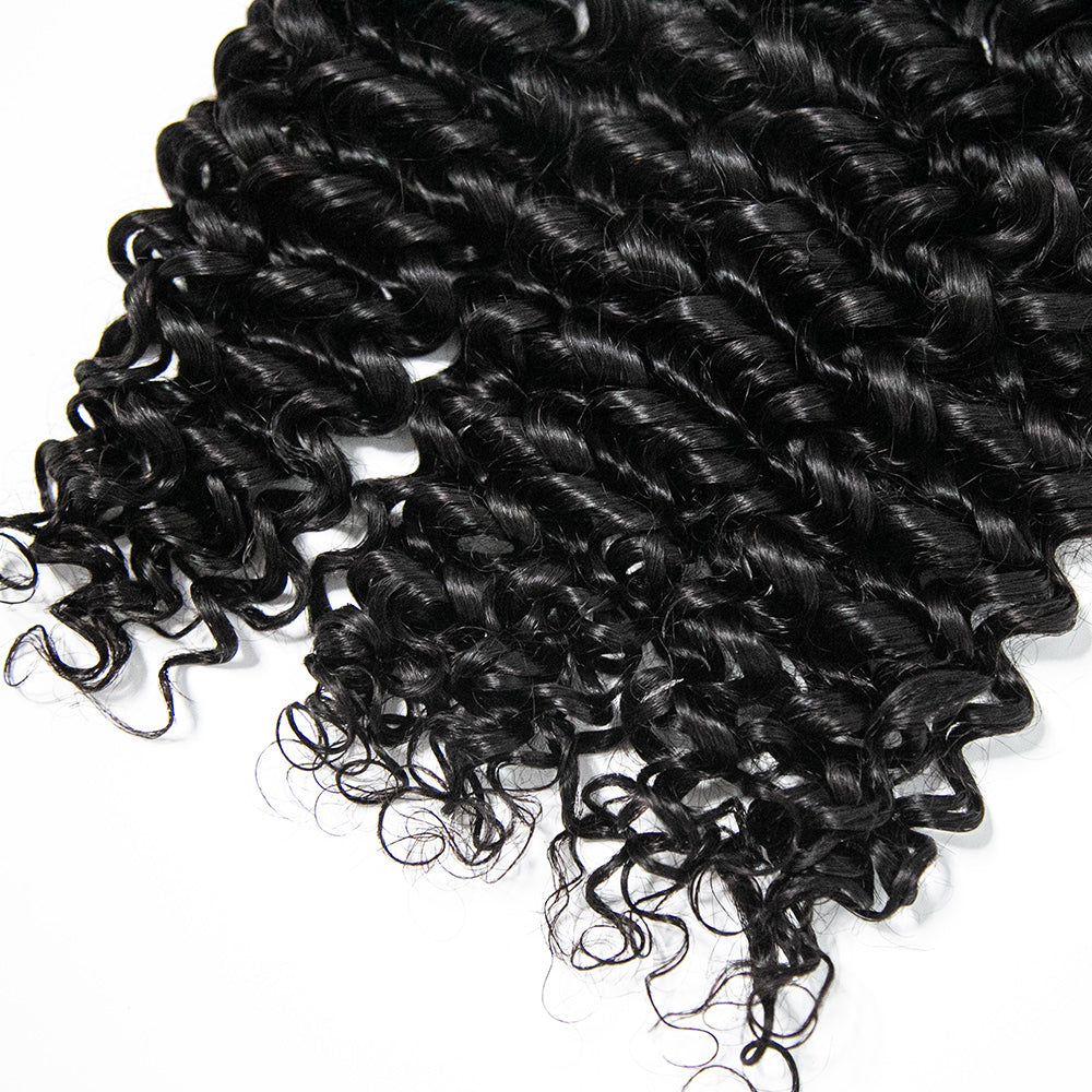 Spanish curly human crochet hair for protective styles
