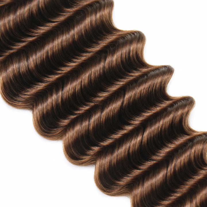 T1B/4 deep wave crochet human hair extensions