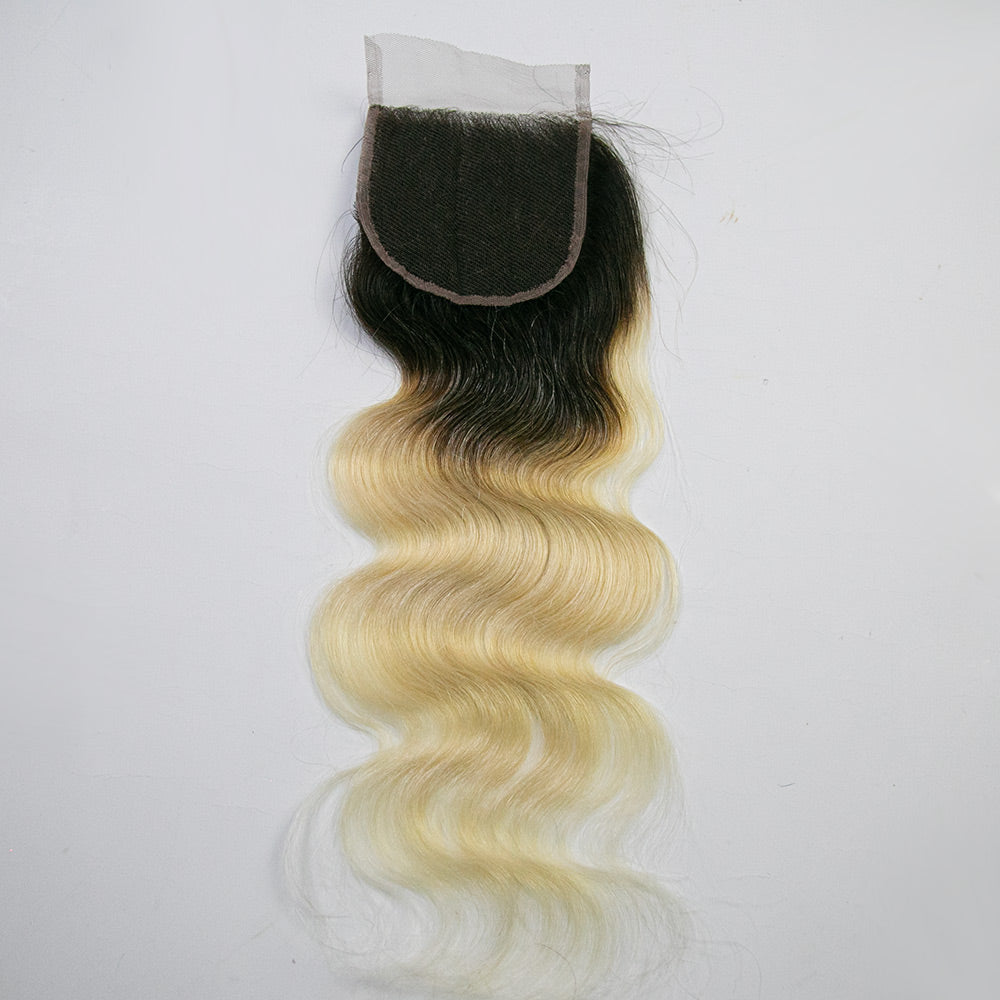 T1B/613 4" x 4" sew in with lace closure​