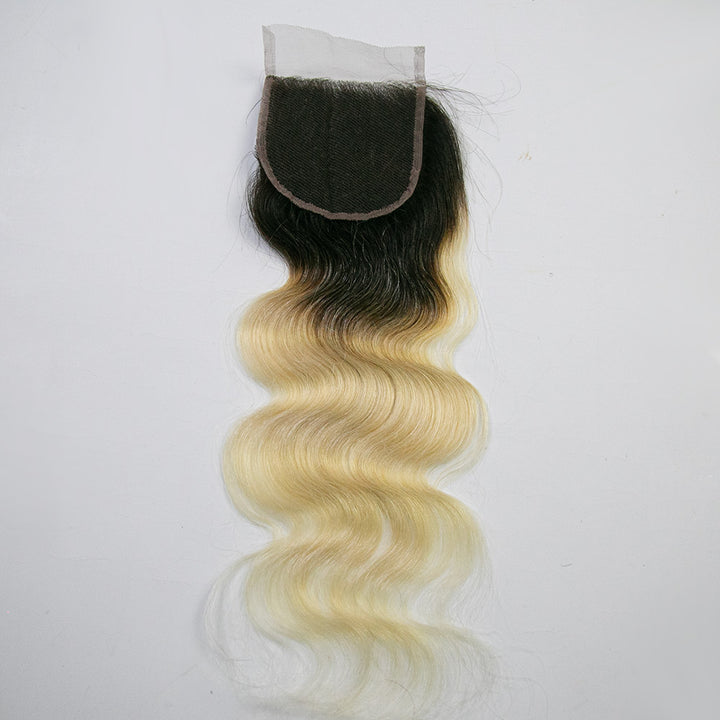 T1B/613 4" x 4" sew in with lace closure​