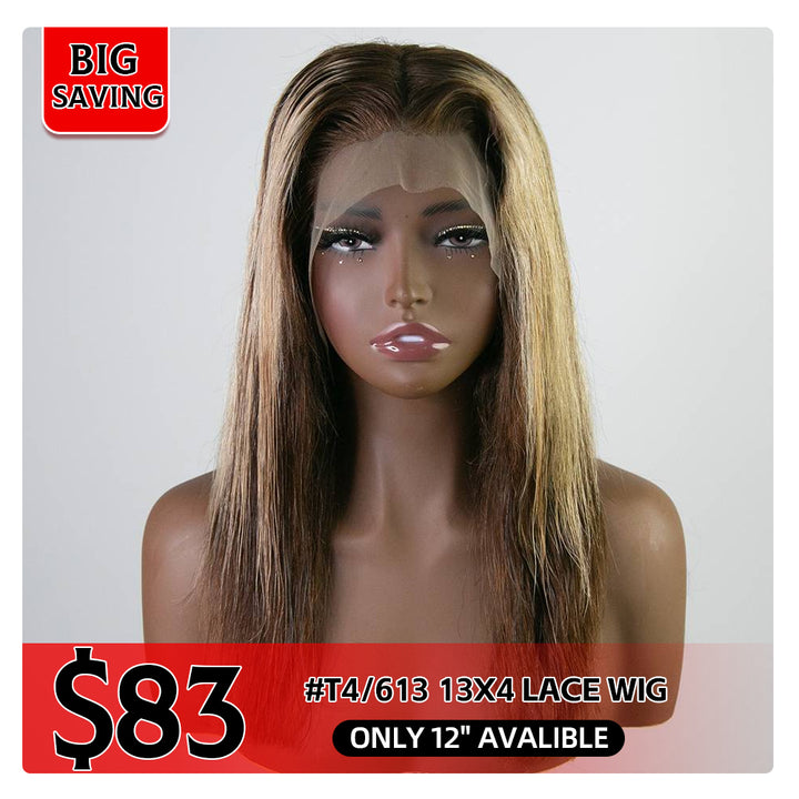 T4/613 13x4 Lace Human wig