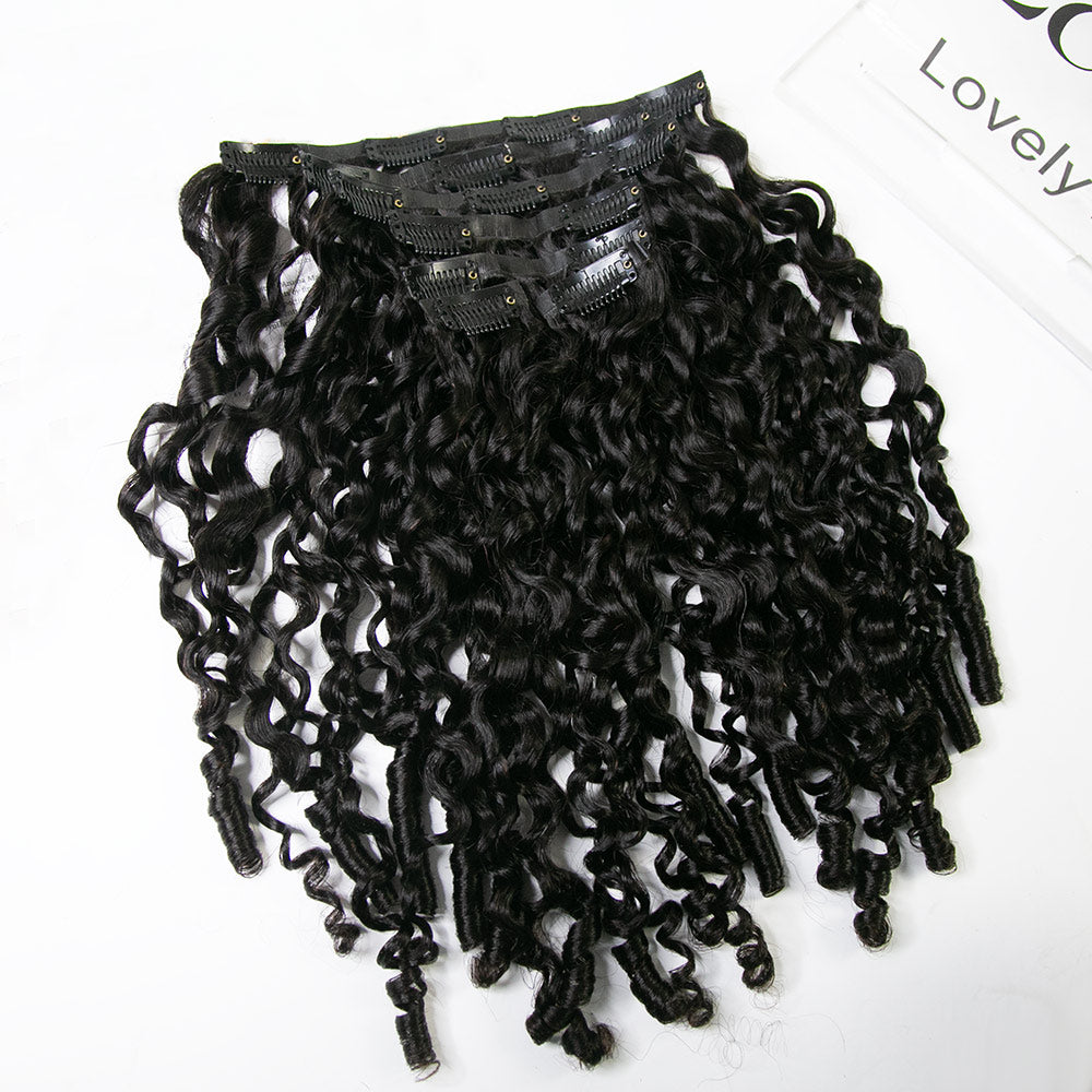 Water Burmese Curly clip ins eayonhair.com