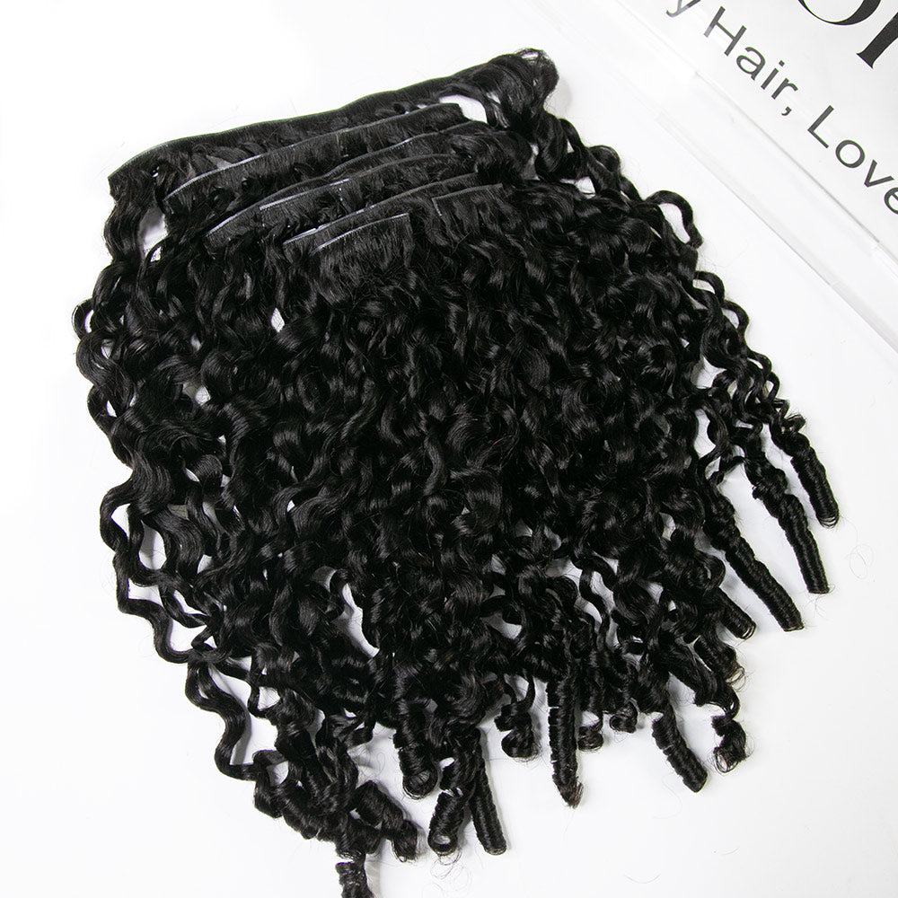 Water Burmese Curly clip ins eayonhair