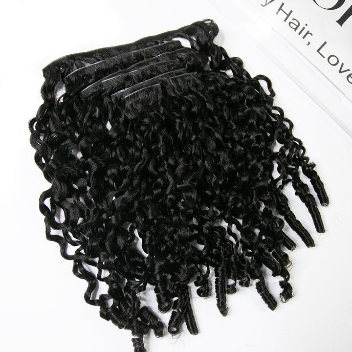 Water Burmese Curly clip ins eayonhair