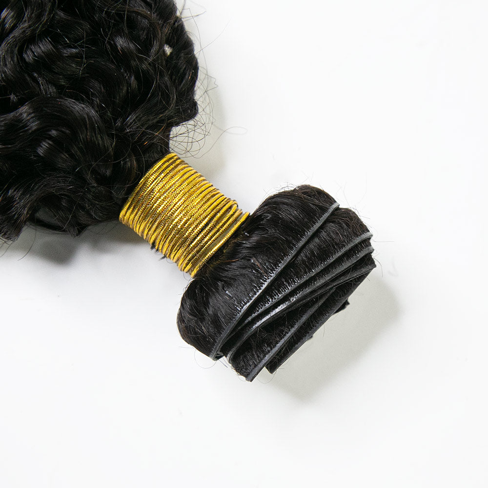 Water Burmese Curly clip ins invisible curly