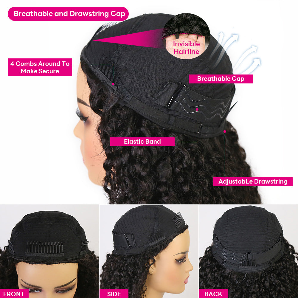 Water Wave Half Wig