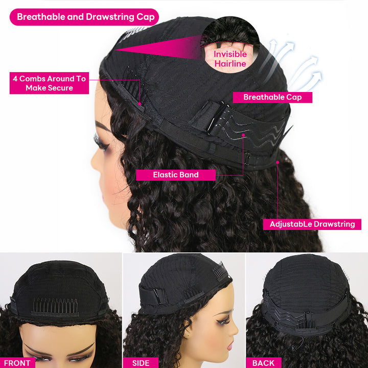 Water Wave Half Wig