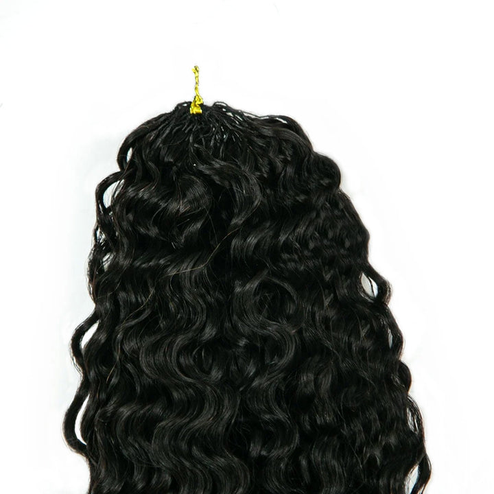 Water wave Burmese curly human hair crochet