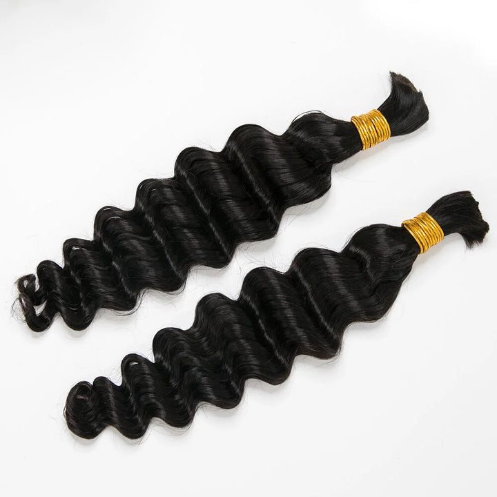 Loose Deep Wave Bulk Human Hair For Braiding