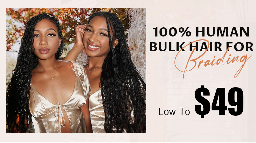 affordable bulk human braiding hair eayonhair