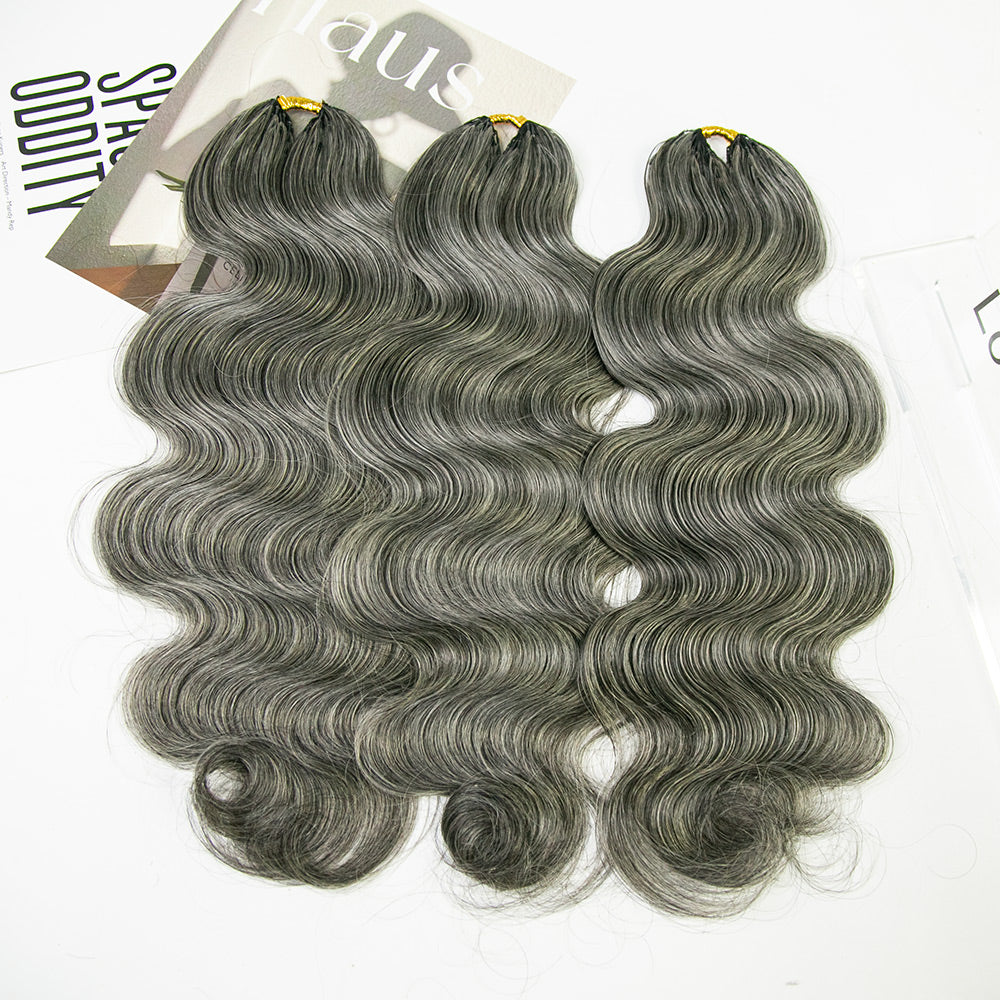 affordable salt and pepper crochet hair options online
