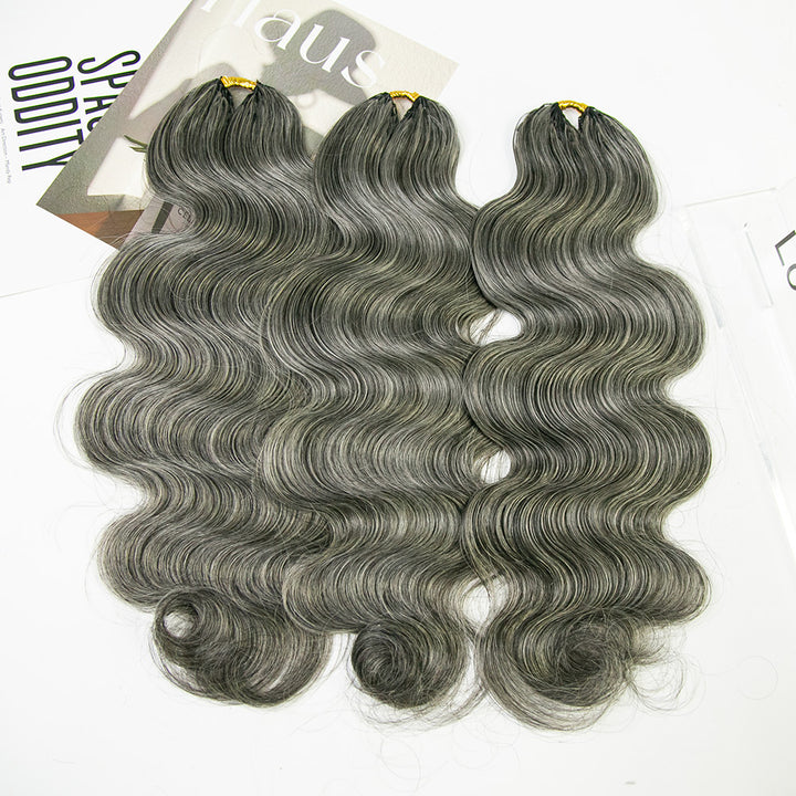 affordable salt and pepper crochet hair options online