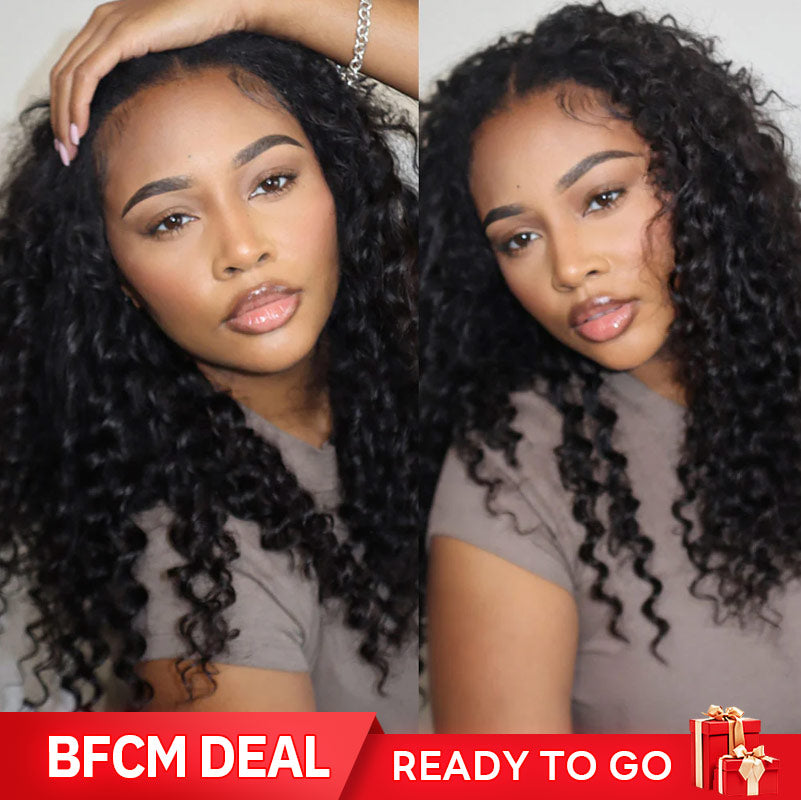 EAYON Deep Wave Lightweight Crochet Human Hair Extension