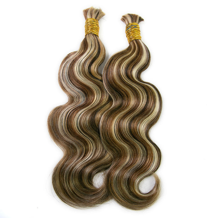 best blend 4/27/30/613 bulk human braiding hair