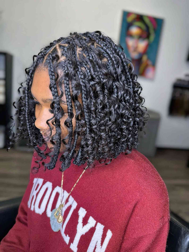 Bulk Human Hair For Braiding Loose Curly