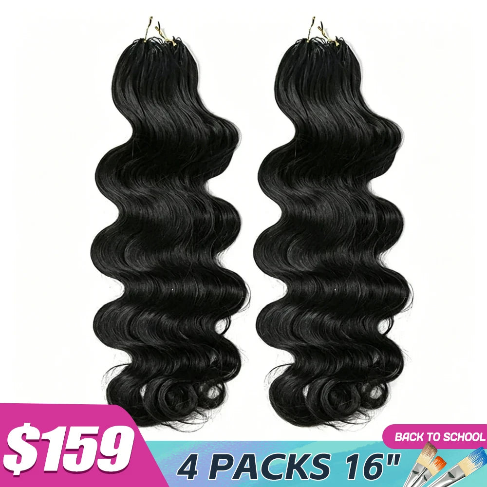 body_wave_4_packs_16_human_crochet_hair