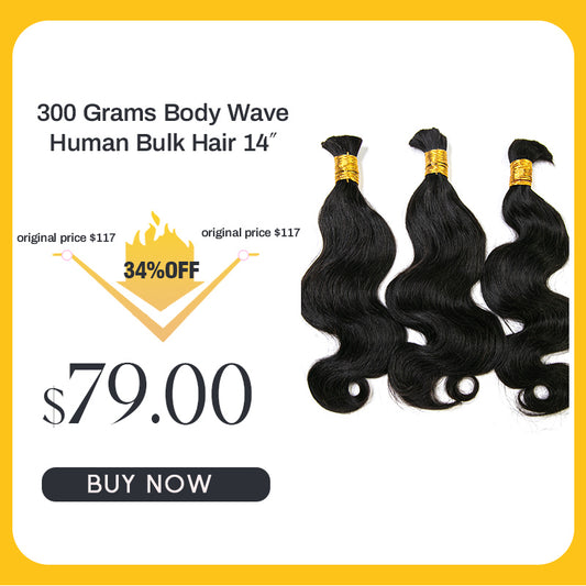 Clearance Sale 300 Grams Body Wave Human Hair