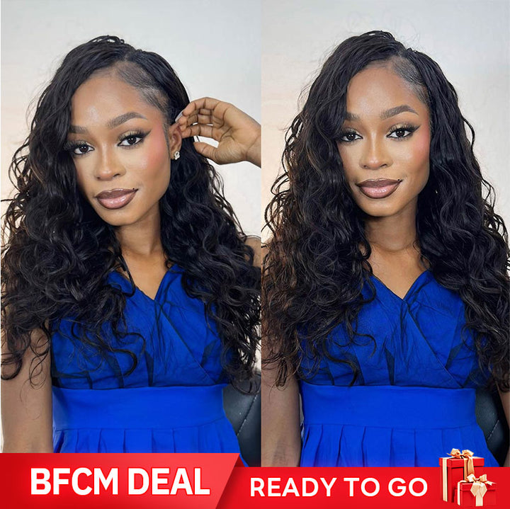 EAYON Lightweight Body Wave Crochet Human Hair Extension