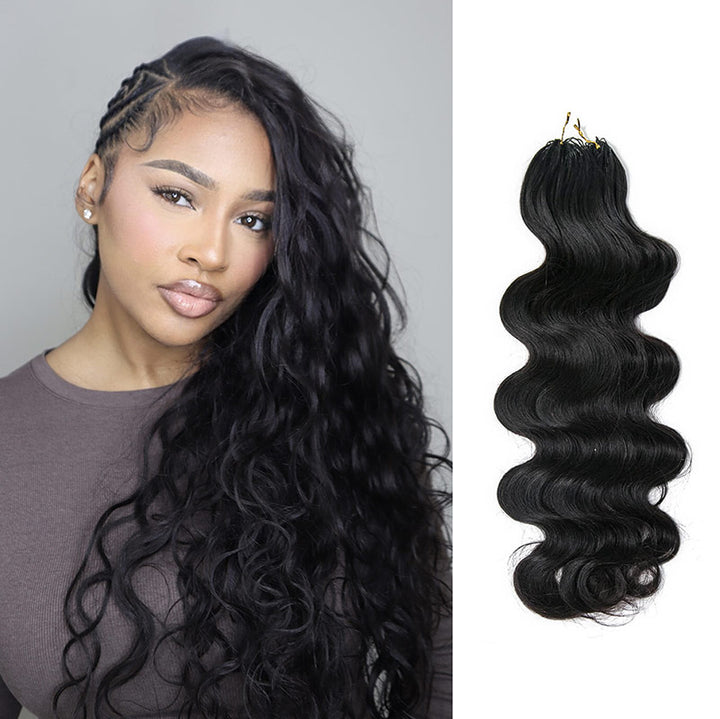 EAYON Lightweight Body Wave Crochet Human Hair