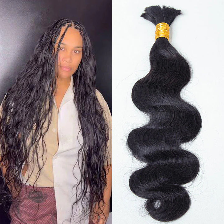 Bulk Human Hair For Braiding Body Wave