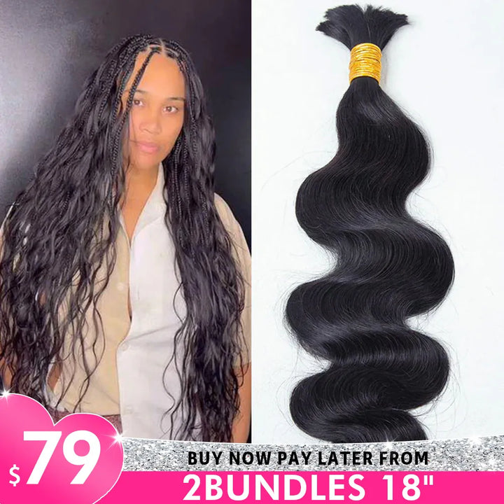 body_wave_human_hair_bulk_for_Valentine_s_Day