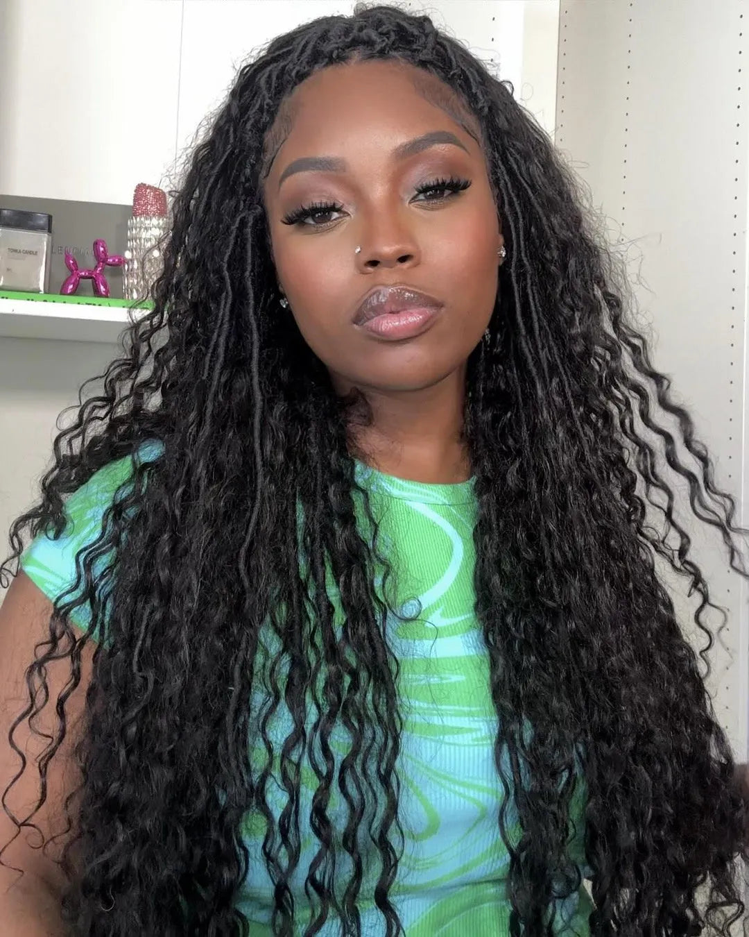 EAYON 26 Inch Boho Faux Locs Crochet Hair With Curly Ends – Eayonhair