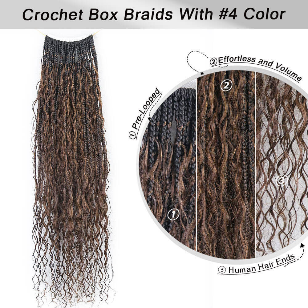 box braids hairstyles crochet​

