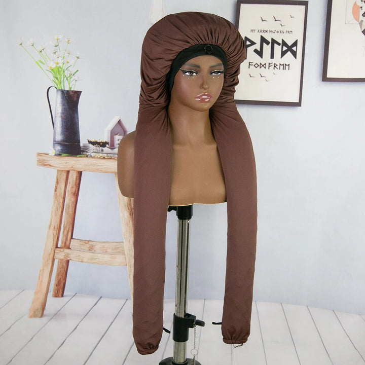 brown_long_bonnet_for_sleeping_and_long_Braids_Protection_black_woman