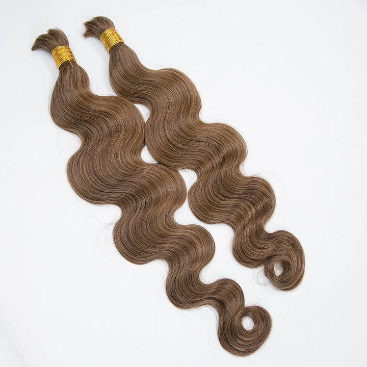 Bulk Human Hair For Braiding #8 Body Wave