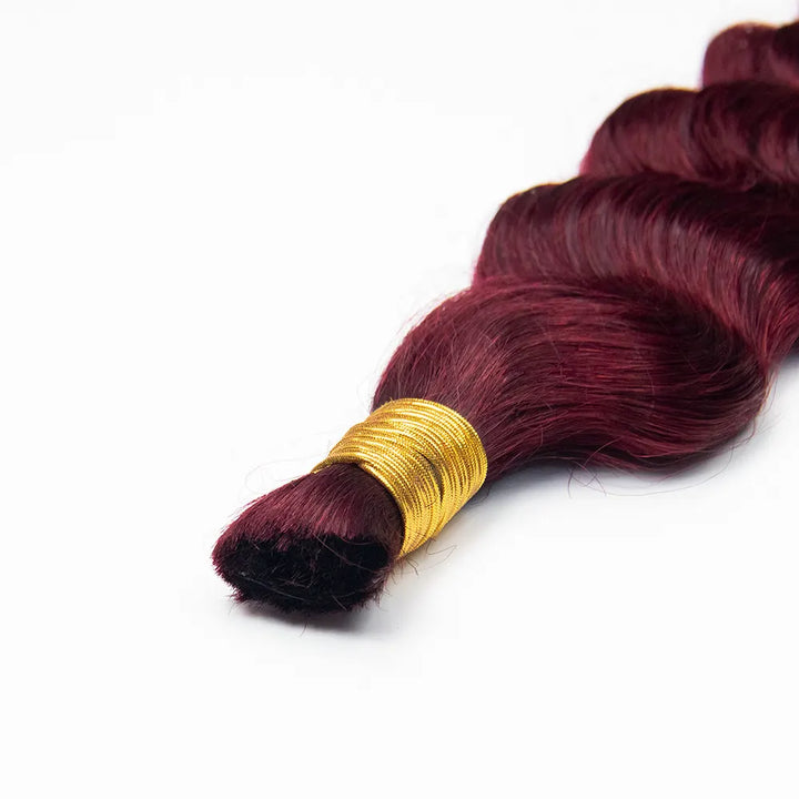 burgundy_loose_deep_wave_bulk_hair_for_black_women