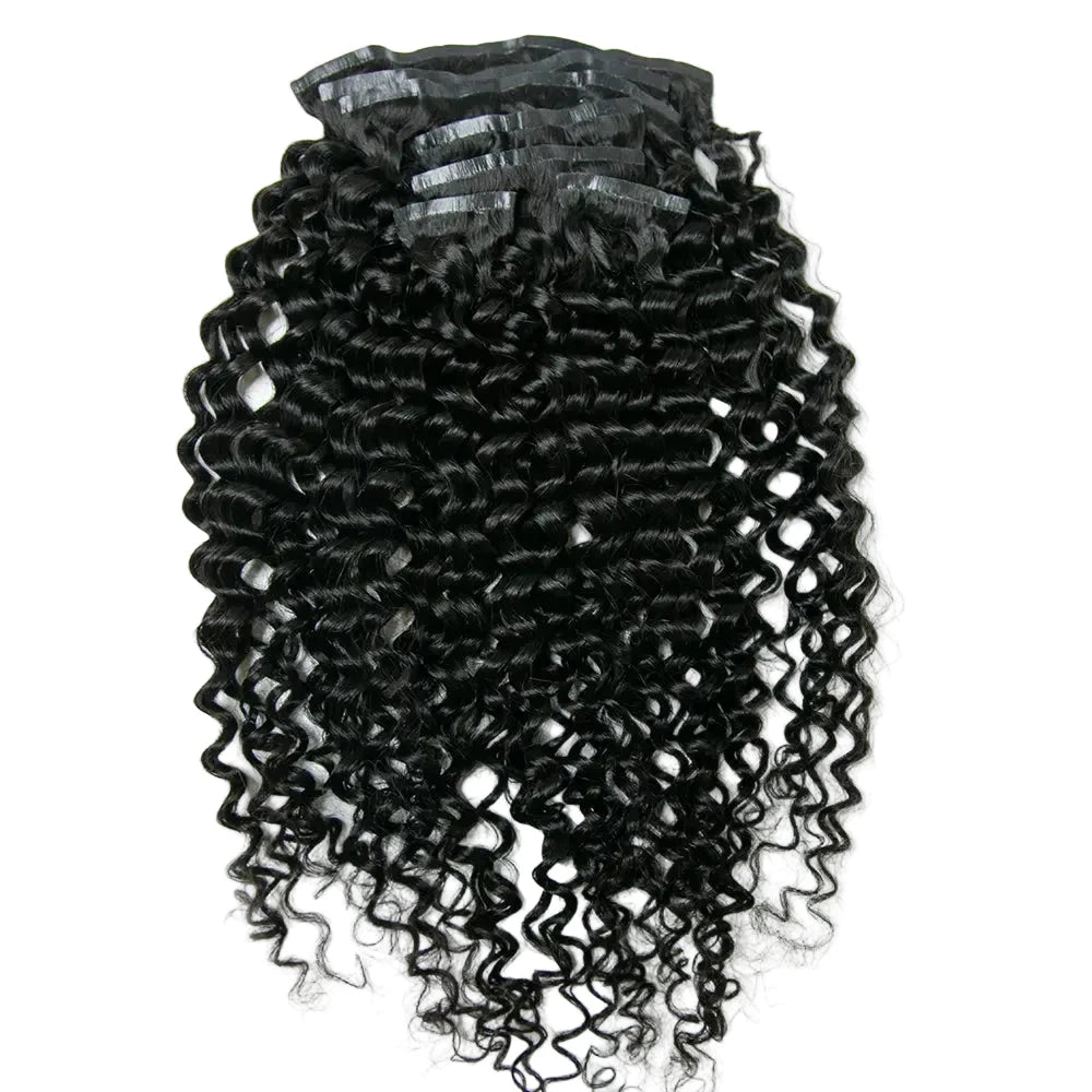 Seamless Clip-In Hair Extensions Water Wave Brazilian Human  display picture 1