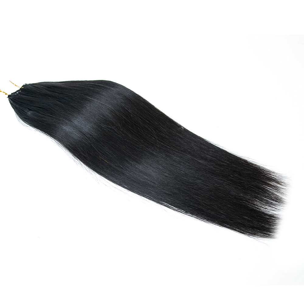 EAYON Lightweight Silk Straight Crochet Human Hair Extension