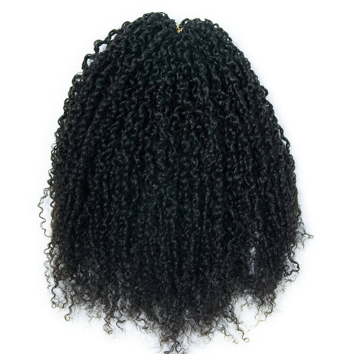 EAYON Lightweight Yanky Twists Crochet Human Hair Extension