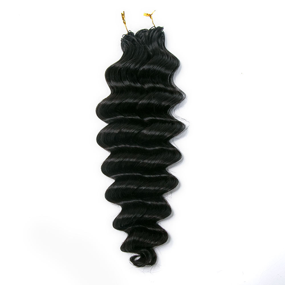 EAYON Lightweight Loose Deep Wave Crochet Human Hair Extension