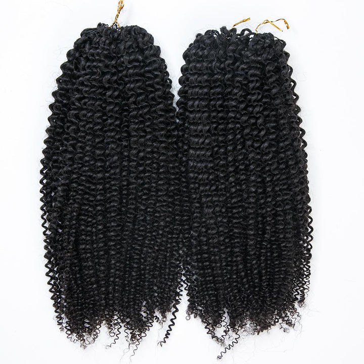 EAYON Lightweight Afro Kinky Curly Crochet Human Hair 