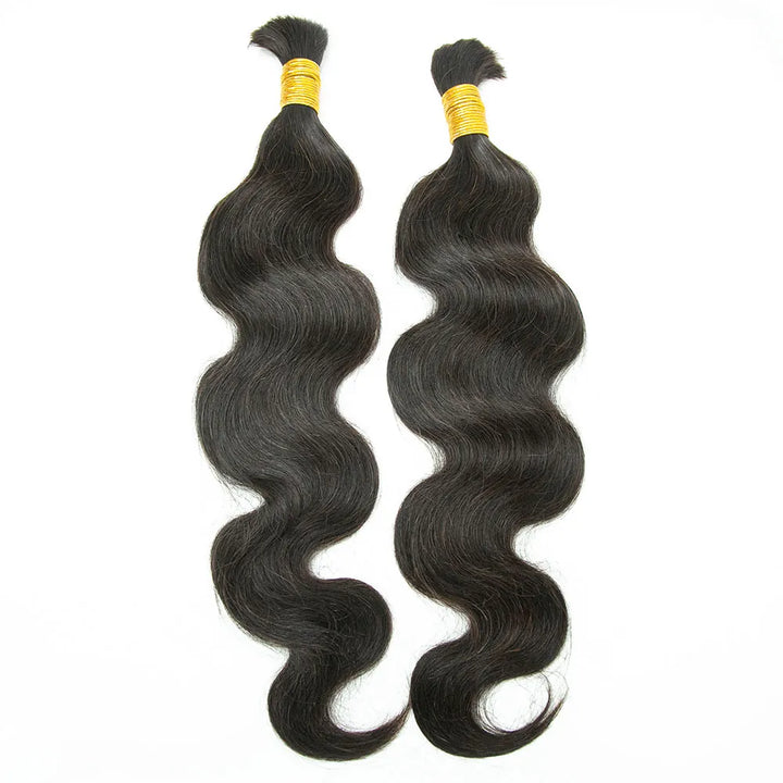 #2 Dark Brown Bulk Human Hair Body Wave