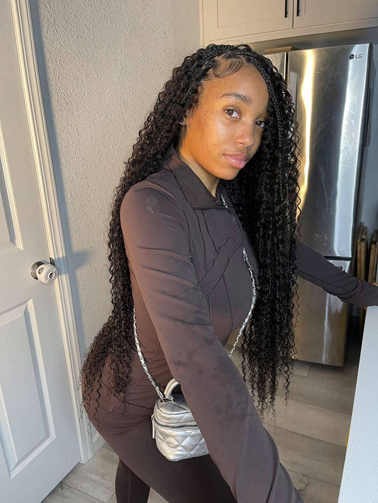 Deep Curly Bulk Human Hair For Braiding