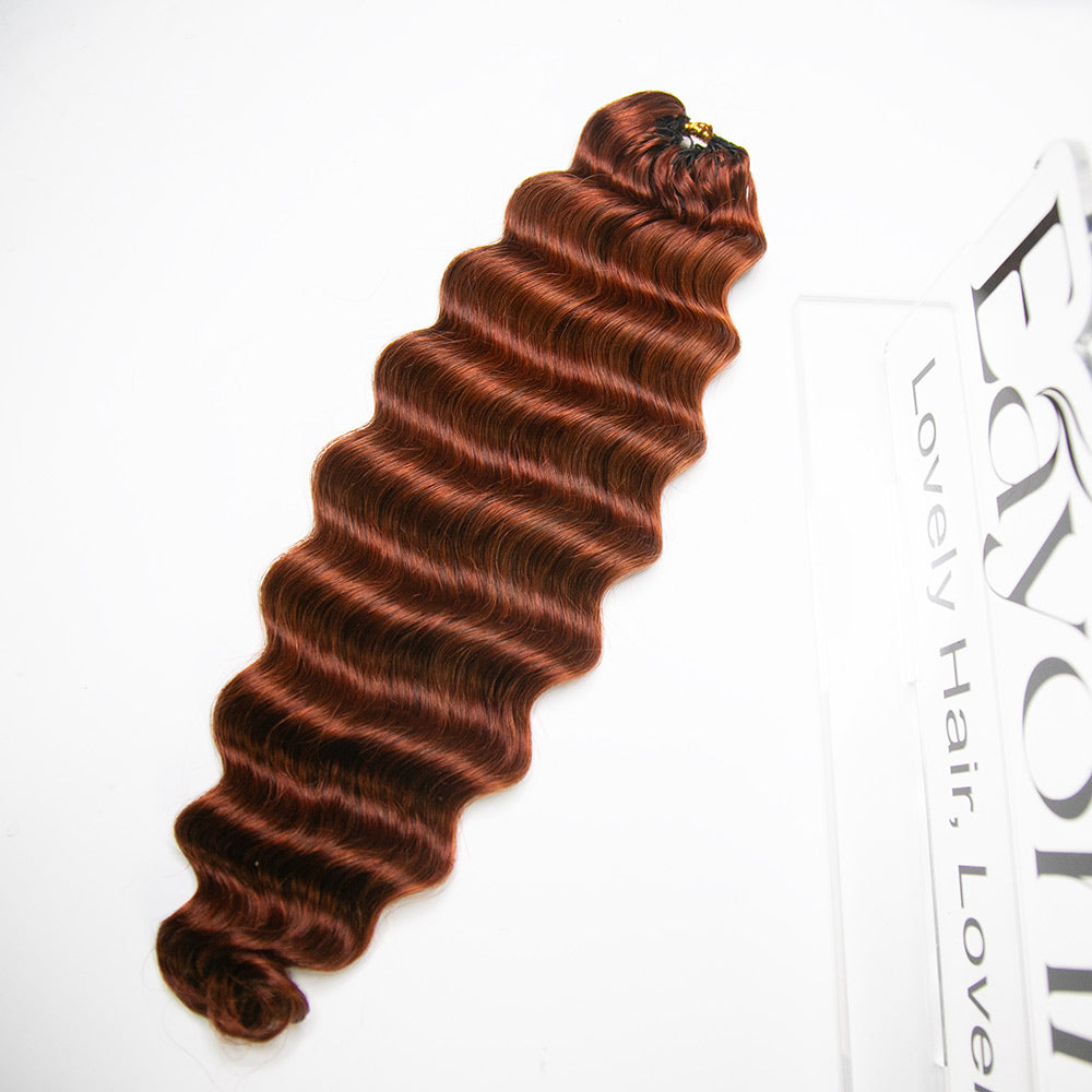 deep wave copper crochet hair near me