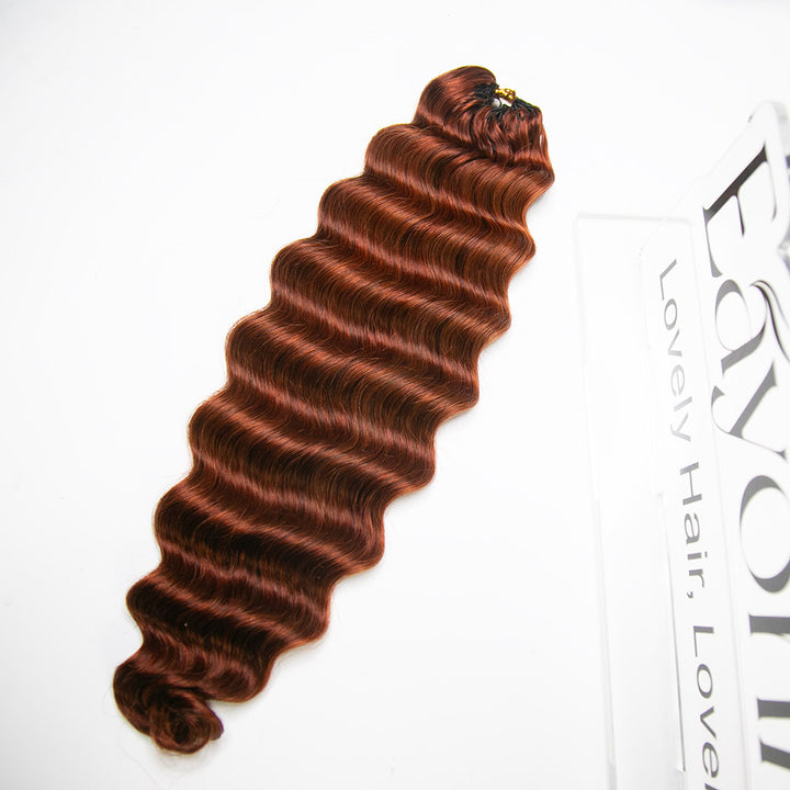 deep wave copper crochet hair near me
