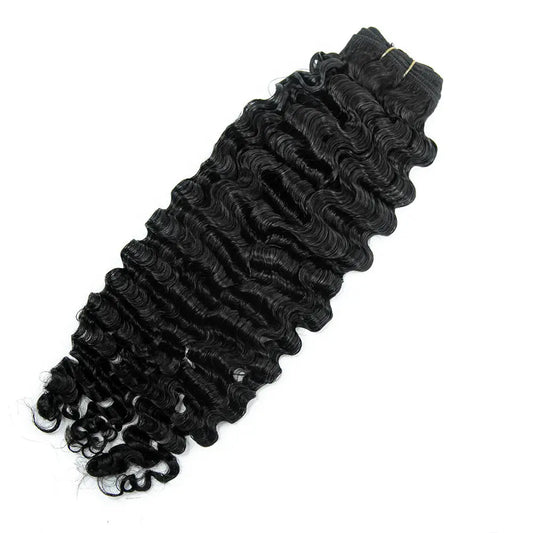 Cambodia Virgin Hair Weft Bundles Water Deep Wave Human Hair Weaving Eayonhair