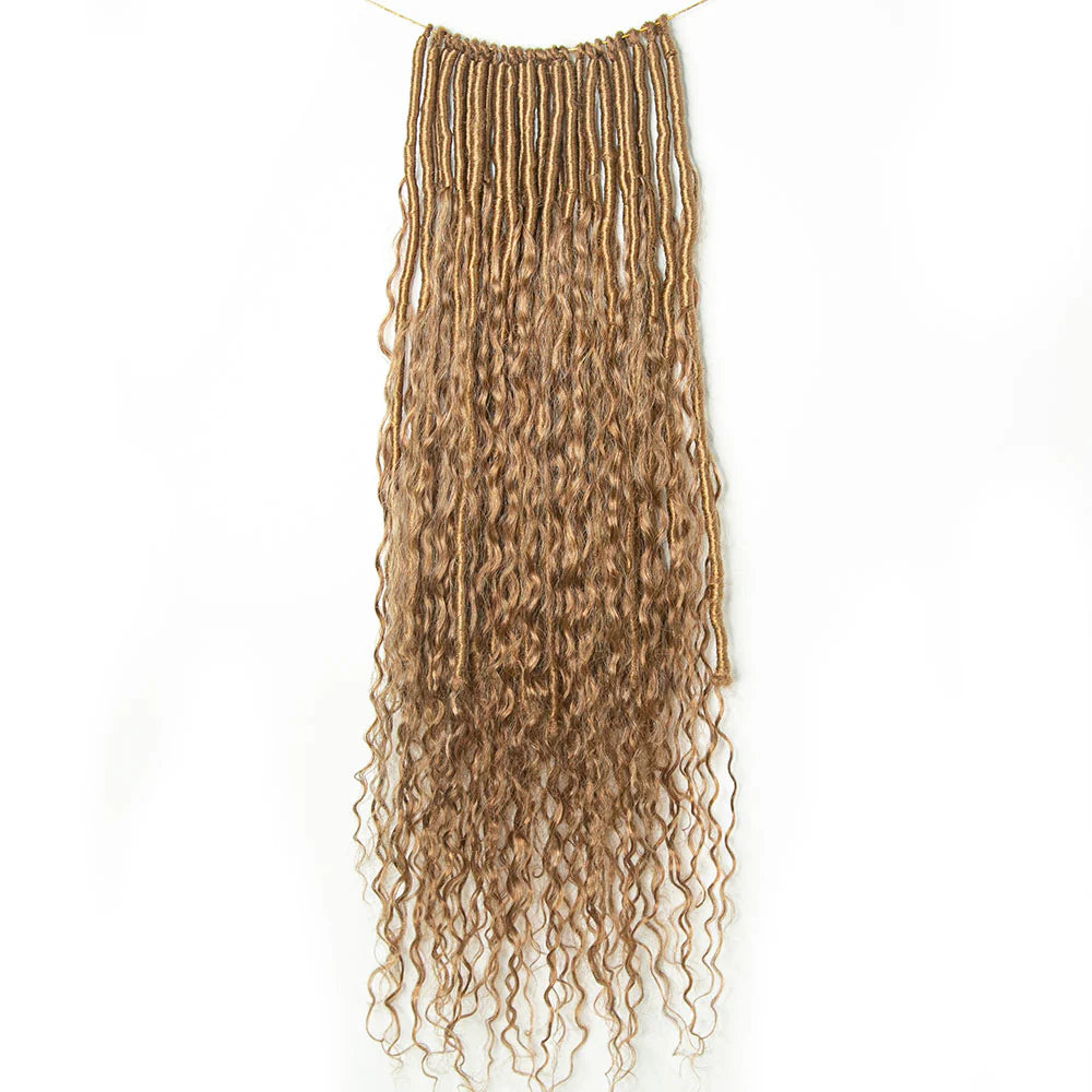 eayon boho locs with human hair